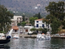Город Пердика на острове Эгина в заливе Сароникс. Греция.